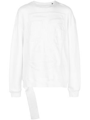 Haculla NYC Destructed sweatshirt - White