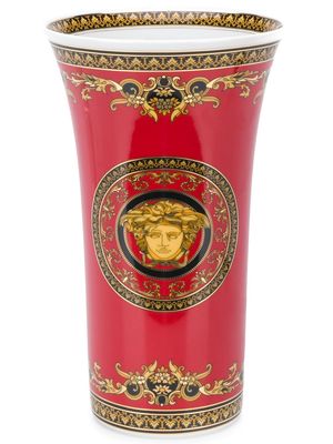 Versace Medusa baroque vase - Red