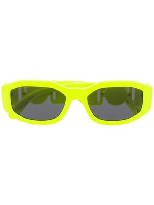 Versace Eyewear oval frame sunglasses - Yellow