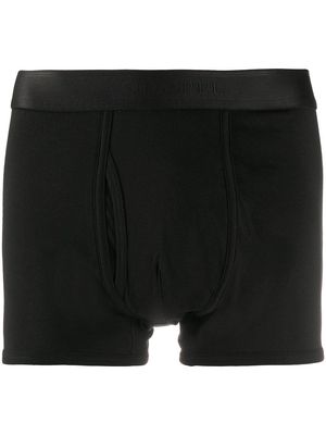 Sunspel plain boxer shorts - Black