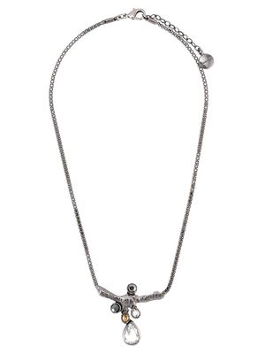 Camila Klein Gotas short necklace - Silver