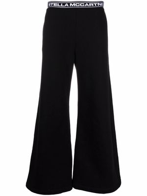 Stella McCartney wide-leg track trousers - Black