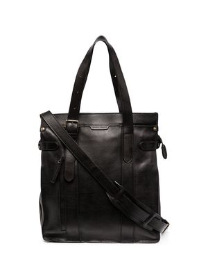 Officine Creative large leather tote bag - Black