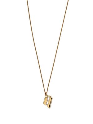 Northskull Blade gold-plated necklace