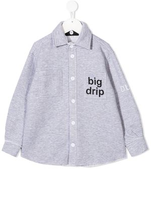 DUOltd Big Drop long-sleeved shirt - Grey