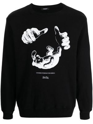 UNDERCOVER graphic-print sweatshirt - Black