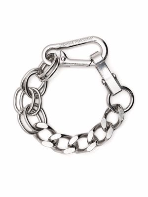 Heron Preston carabiner chain bracelet - Silver