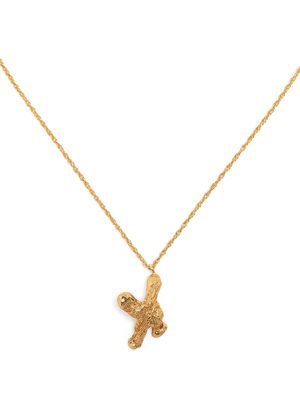 LOVENESS LEE X alphabet pendant necklace - Gold