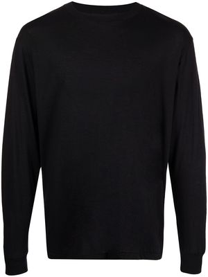 John Elliott crew neck knitted jumper - Black