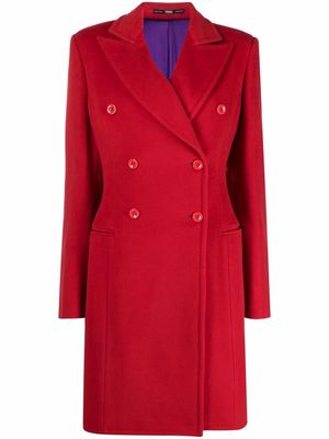 Gianfranco Ferré Pre-Owned 2000s peak lapels double-breasted coat - Red