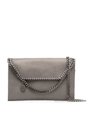 Stella McCartney Falabella chain-trimmed shoulder bag - Grey