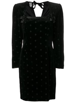 Emanuel Ungaro Pre-Owned 1980's structured dress - Black