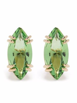 Swarovski Gema crystal stud earrings - Green