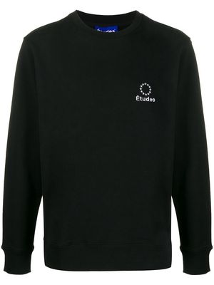 Etudes logo embroidered sweatshirt - Black