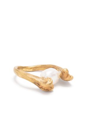 Claire English Tortuga pearl ring - Gold