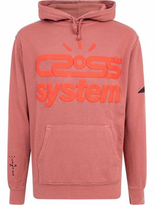 Travis Scott Cross System hoodie - Pink