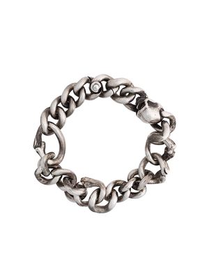 WERKSTATT:MÜNCHEN bone chain bracelet - Metallic