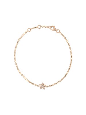 ALINKA 18kt rose gold STASIA MINI Star diamond bracelet - Metallic
