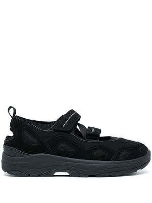 Suicoke front touch-strap sneakers - Black