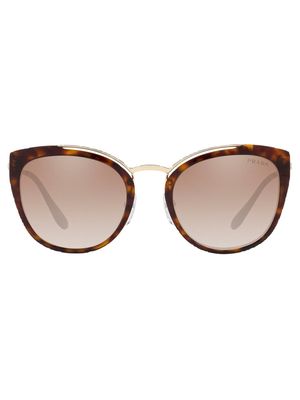Prada Eyewear cat-eye shaped sunglasses - Brown