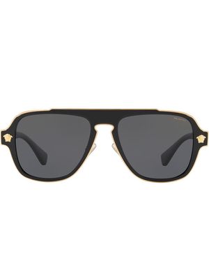 Versace Eyewear aviator-frame sunglasses - Black