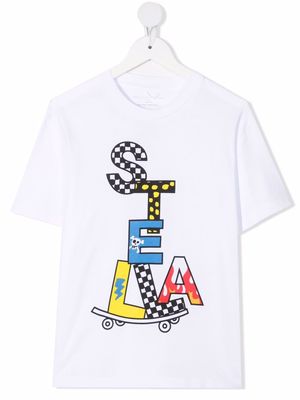 Stella McCartney Kids graphic-print T-shirt - White