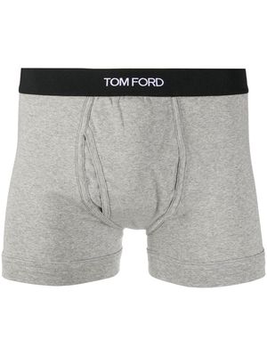 TOM FORD logo waistband boxers - Grey