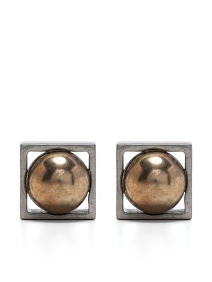 Ports 1961 two-tone stud earrings - Gold