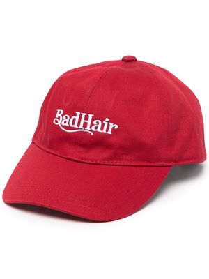 Ground Zero slogan-embroidered cotton cap