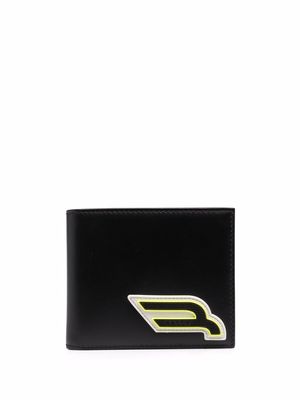 Bally embossed logo leather wallet - Black
