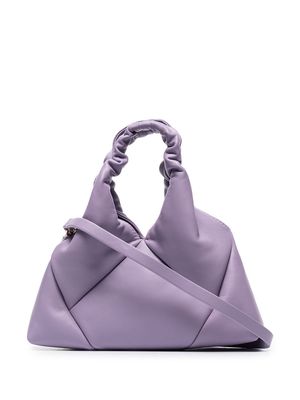 Reco mini Didi padded leather tote bag - Purple