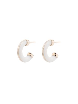 By Pariah 14kt gold Essential hoop earrings - YELLOW GOLD