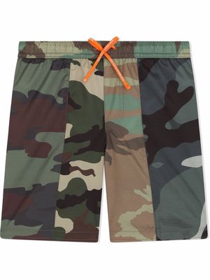 Dolce & Gabbana Kids camouflage swim short - Multicolour