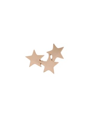 Kismet By Milka 14kt rose gold Struck Triple Star stud