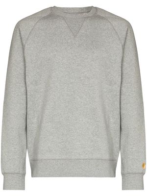 Carhartt WIP Chase embroidered logo sweatshirt - Grey