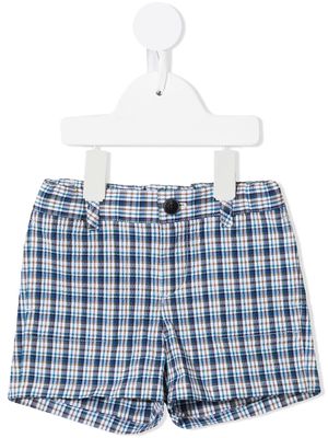 Bonpoint plaid check stretch-cotton shorts - Multicolour