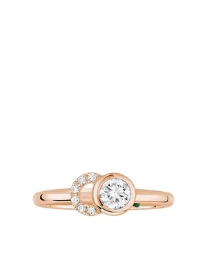 Courbet 18kt recycled rose gold CO laboratory-grown diamond ring - Pink