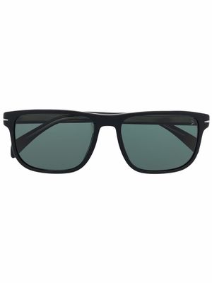 Eyewear by David Beckham tinted rectangle-frame sunglasses - Black