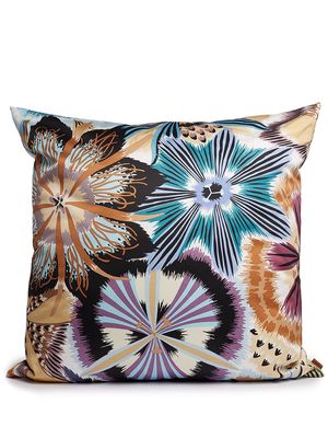 Missoni Home floral-print cushion - Blue