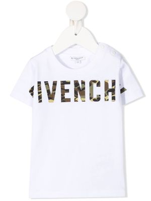 Givenchy Kids logo-print short-sleeved T-shirt - White