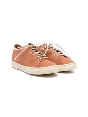 Pèpè suede low-top sneakers - Brown