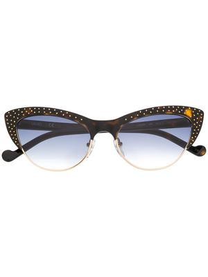 LIU JO tortoiseshell cat eye sunglasses - Brown