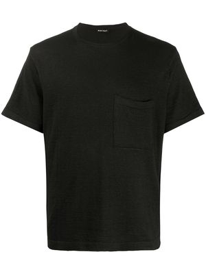 Evan Kinori short sleeve sweatshirt - Black