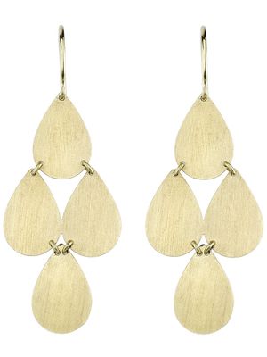 Irene Neuwirth 18kt yellow gold four drop earrings