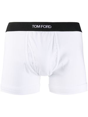 TOM FORD logo waistband boxer briefs - White