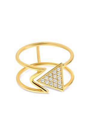 Gfg Jewellery 18kt yellow gold Mara diamond ring