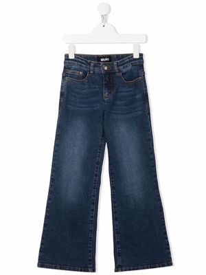 Molo faded-effect organic cotton jeans - Blue