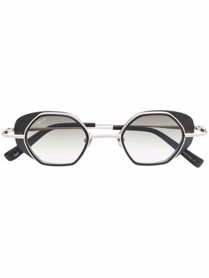 EQUE.M Caver hexagonal-frame sunglasses - Silver