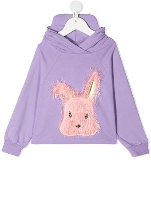 WAUW CAPOW by BANGBANG Lucca Rabbit hoodie - Purple