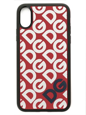 Dolce & Gabbana DG logo motif iPhone case - Red